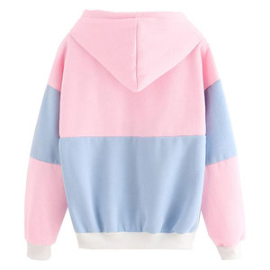 Sweat-shirts à capuche surdimensionnés pour femmes, nouvelle collection, coton molletonné, coupe classique, personnalisables, OEM/ODM. - Product Image 6