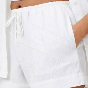 Pantalones Cortos Casuales de Verano para Mujer, Cintura Alta, 100% Algodón, Transpirables - Precio al por Mayor - Product Image 6
