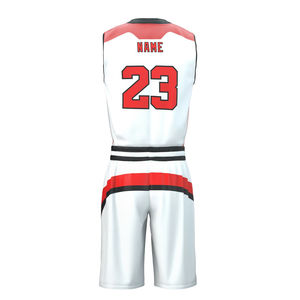 Nouveauté Ensemble d'uniformes de basket-ball personnalisables grande taille, matériau imprimé respirant de haute qualité - Product Image 3
