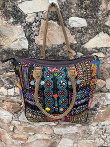 Traditional Vintage Banjara Shoulder Bag – Ethnic Handmade Bohemian Bag with <b>Mirror</b> Work and Colorful Thread Embroidery - Product Image 4
