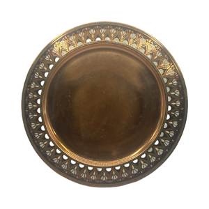Classic Round Metal Charger <b>Plate</b> for Upscale Dining Wedding Decoration and Hotel Banquet Table Settings - Product Image 6