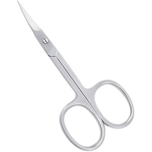 Ciseaux à cuticules professionnels en acier inoxydable, courbés, avec lames affûtées pour le soin des ongles et la manucure - Product Image 1