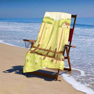 Toalla de Playa y Piscina Extra Grande, Personalizada, de Lujo, Altamente Absorbente, Suave, Estampada a Mano, Fabricada en Pakistán, Venta al Por Mayor - Product Image 6