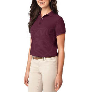 Chemises polo pour femmes respirantes et à séchage rapide, étiquette privée, faible MOQ, en vente - Product Image 4