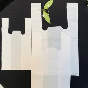 Bolsas de Plástico con Refuerzo Lateral, Impresas Personalizadas, Reciclables, de LDPE/HDPE, para Compras en Supermercados, Buen Precio, Listas para Importar y Exportar - Product Image 1