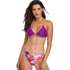 Best Quality Sublimation Printed Comfortable Soft Fabric Custom Women Beach Wear Sexy Swimsuit <b>Bikini</b> <b>Set</b> - Product Image 6