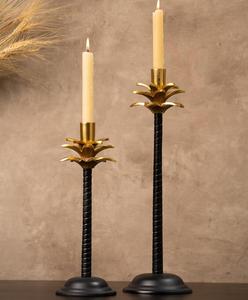 เชิงเทียนทองเหลืองรูปสับปะรดเชิงเทียนโลหะสีทองสำหรับตกแต่งบ้านทนทาน - Product Image 4