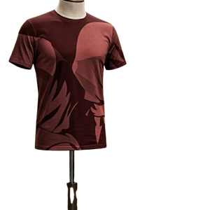 Camiseta Clásica de Poliéster para Hombre, Ajuste Cómodo, Tela Suave, Informal para Uso Diario - Product Image 1