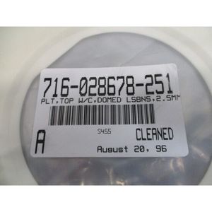 LAM 716-028678-251 PLT, TOP W/C, DOMED LSBN - อุปกรณ์และชิ้นส่วนเซมิคอนดักเตอร์ระดับโลกที่เชื่อถือได้ - Product Image 1