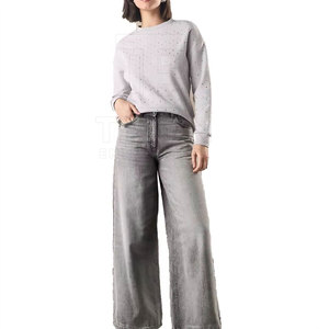 Custom <b>Women</b> Rhinestone <b>Sweatshirt</b> <b>Long</b> Sleeve <b>Women</b> Rhinestone <b>Sweatshirt</b> Casual Comfortable Style - Product Image 4