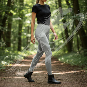 Leggings d'équitation en silicone pour femmes avec poches pour téléphone, vêtements d'équitation - Product Image 6