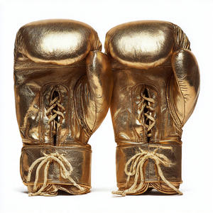 Guantes de Boxeo de Cuero Profesionales al por Mayor, Guantes de Cuero para Entrenamiento y Competición - Product Image 6