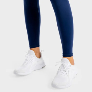 2026 New High Waist Solid Color Full Length Leggings With Invisible Pocket <b>Stretch</b> Breathable Yoga Pants - Product Image 5
