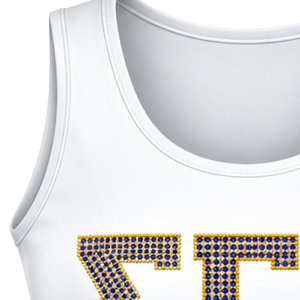 Camiseta sin mangas personalizada de la hermandad griega Sigma Gamma Rho para mujer, top corto, camiseta informal deportiva, moda de verano, ropa urbana - Product Image 6