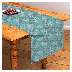Easter Table <b>Runner</b> Traditional Hand Block Printed 100% Pure Cotton Fabric Table <b>Runner</b> For Bulk Supply For Wedding Events Home - Product Image 6