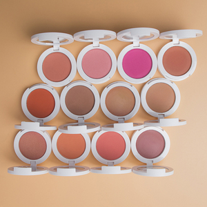 Fard à joues mat et scintillant en poudre, 12 couleurs, fard à joues longue tenue et modulable pour un éclat naturel - Product Image 4