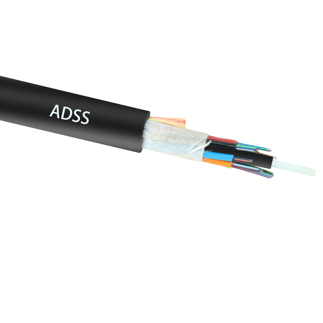 DEKAM ADSS Fiber Optic Cable 12-144 Core Aerial for Kenya WiFi Projects