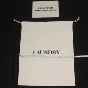 ถุงซักผ้ามัสลินทำจากผ้าฝ้ายแท้จากอินเดีย - Product Image 3