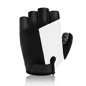 Guantes de Ciclismo Unisex de Medio Dedo para Verano, Cierre Ajustable con Gancho y Bucle, Ligeros, Transpirables, Antideslizantes, con Almohadilla Amortiguadora para Carretera - Product Image 1