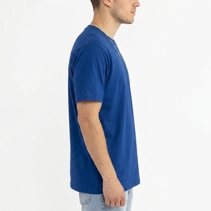 เสื้อยืดแขนสั้นผ้าฝ้ายพรีเมียม เนื้อนุ่ม ระบายอากาศดี สวมใส่สบาย เหมาะสำหรับทุกวัน รับผลิตแบบ OEM ขายส่งจากโรงงาน - Product Image 3