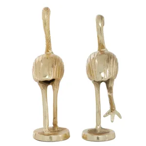 Sculpture en fer artisanale moderne, pièce décorative contemporaine pour villas et appartements de luxe, plaquée or numérique - Product Image 6