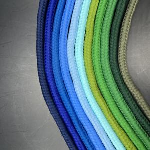 Sac de shopping en corde polyester multicolores de 5 mm, de haute qualité, personnalisé et fabriqué en usine, vert - Product Image 4