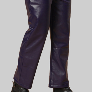 Pantalon en cuir décontracté pour homme, léger, taille élastique, taille mi-haute, impression de logo personnalisée, vente en gros, meilleur prix - Product Image 4