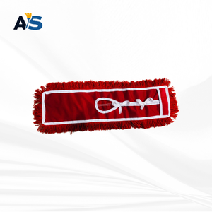 A&S Durable 5x24 Dust <b>Mop</b> with Cotton Thread Cut End Design Self-Wringer Aluminum Pole Industrial Style for Multi Floor Cleaning - Product Image 1