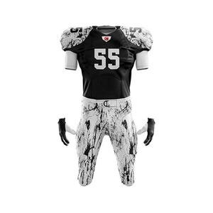 Uniformes de football américain 2026 en gros, meilleure qualité, personnalisés pour équipes sportives, tenues de sport à manches courtes - Product Image 1