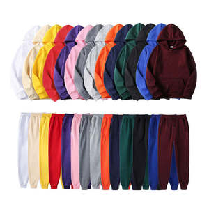 Men's Navy <b>Hooded</b> Tracksuit Set Full <b>Zip</b> Jogger Pants Solid Color Casual Sportswear Breathable Polyester Regular Fit Autumn Wear - Product Image 6