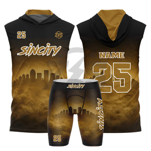 Uniforme de Compresión con Capucha para Fútbol Americano, Diseño Personalizado, Transpirable, de Poliéster y Spandex, para Niños - Product Image 5