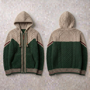 Vente directe d'usine, sweats à capuche tricotés unisexes doux et confortables pour un usage quotidien, 100% coton, écologiques, imperméables - Product Image 4