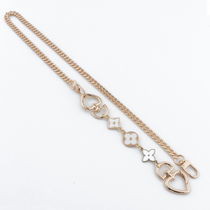 Cadena para Bolso de <span class=keywords><strong>Mujer</strong></span>, Accesorio para Bolso Cruzado, Cadena de Metal Ajustable con Trébol de Cuatro Hojas, Cadena Dorada Personalizada para Bolso - Product Image 6