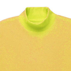 Sweat-shirts pour femmes à col montant, 100% coton de haute qualité, 340 GSM, coupe oversize, épaules tombantes, manches longues, tricotées, pour l'automne - Product Image 4