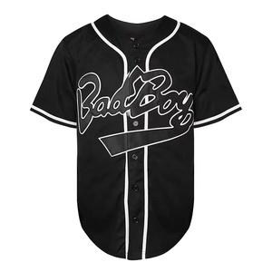 Vente chaude Maillots de baseball personnalisés 100% Polyester Sublimation Imprimé Respirant Séchage rapide Vente en gros Service OEM - Product Image 5