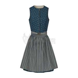Vestido Tradicional Bávaro Dirndl para Mujer, Traje de Estilo Alemán para Oktoberfest - Product Image 3