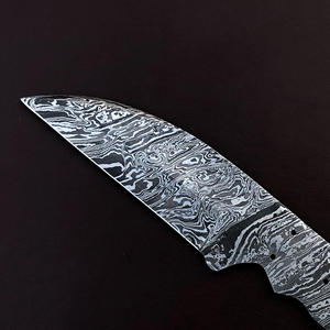 Proveedor OEM EE. UU. UE Cuchillo de caza y camping de acero de Damasco, espiga completa hecha a mano, punta de gota, mango de madera, grado industrial, a granel - Product Image 4