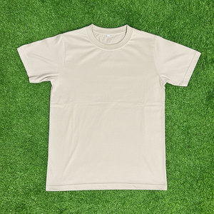 Camiseta Lisa para Hombre, Cuello Redondo, Corte Regular, Algodón Suave, Dobladillo con Doble Costura, Logotipo Personalizado, OEM, Venta al Por Mayor, Fábrica de Pakistán - Product Image 1