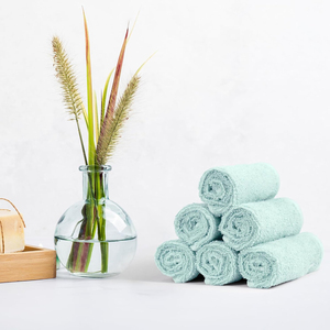 Toallas Faciales de Algodón Ultra Suaves de Secado Rápido con Rayas, de Alta Absorción, para Uso en Hoteles, Manos, Baño, Cabello y Deportes, con Logotipo Personalizado - Product Image 4