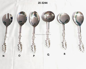 Juego de Cubiertos Rústicos de Acero Inoxidable Estilo Americano de 16 Piezas, Ecológicos, con Diseño Floral, Hechos por Zahid Exports India - Product Image 2