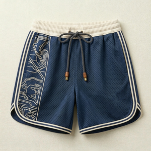 Shorts d'entraînement pour hommes en gros, avec ceinture souple, pour les acheteurs de détail aux États-Unis, qualité supérieure, export - Product Image 5