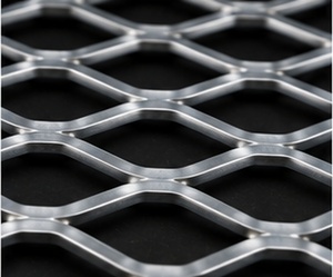 Aluminum Expanded Metal Mesh Diamond Pattern <b>Fence</b> Panel Custom Size Security Protection Aluminum Expanded Metal Mesh - Product Image 5