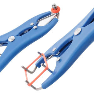 Kit de castración de ganado sin sangre, elastrador de animales de alta resistencia, alicates expansores de balón, para banda de elastración y amputación de cola, reutilizable - Product Image 5