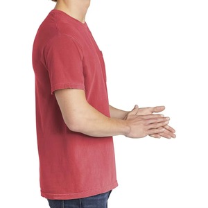 เสื้อยืดโอเวอร์ไซส์แขนสั้นผ้าฝ้ายแท้ 100% หนัก 180 แกรม สำหรับผู้ชาย พิมพ์ลายด้วยความร้อน รับทำโลโก้ตามสั่ง - Product Image 2