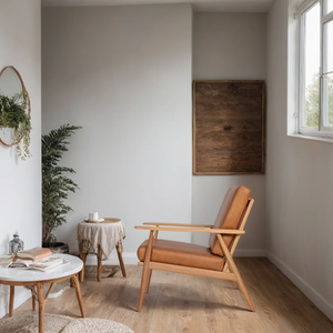 Chaise personnalisée en bois massif, tissu et cuir, de luxe moderne, pour restaurants, hôtels, centres commerciaux et écoles - Meubles écologiques et durables - Product Image 2