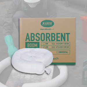 Heavy Duty Oil Absorbent Small <b>Boom</b> 650 Oil Only Absorbent Sock for Industrial Workshop Machine and Equipment Leak Containment - Product Image 1