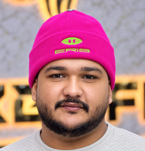 Pink Character Print Beanie Hat 56-58CM Acrylic <b>Winter</b> <b>Cap</b> Street Style Men's Casual Wear - Product Image 6