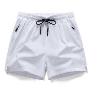 Pantalones Cortos Deportivos Ligeros de Algodón y Poliéster para Hombre, Pantalones Cortos de Playa de Lino, Pantalones Cortos Deportivos para Correr en Verano - Product Image 3