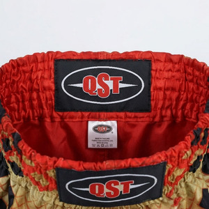 Best Quality Customized MMA Kickboxing Shorts Wholesale Professional 100% Polyester Breathable Muay Thai Boxing Shorts QST - Product Image 5