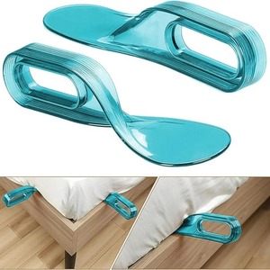 Home & Garden Transparent <b>Bed</b> Sheet Tucker Tool Plastic Mattress Sheet Tucking Aid <b>Comforter</b> Blanket Inserter Closet Accessories - Product Image 2